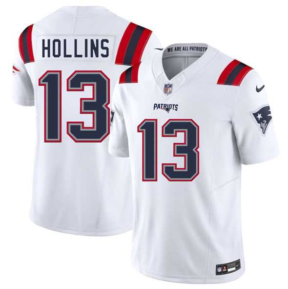 Men & Women & Youth New England Patriots #13 Mack Hollins White 2025 F.U.S.E. Vapor Limited Stitched Jersey,We sell and wholesale Men & Women & Youth New England Patriots #13 Mack Hollins White 2025 F.U.S.E. Vapor Limited Stitched Jersey on line form chian!